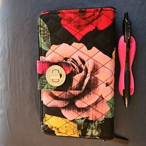 Vera Bradley Multicolor Quilted Clasp Wallet